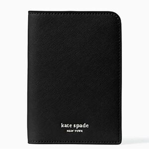 NWT Kate Spade Black Passport Wallet